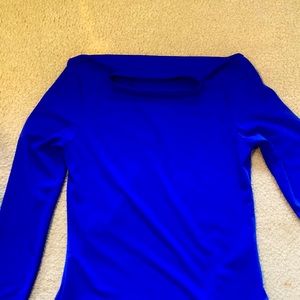 A Shein royal blue shirt